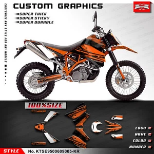 Dirtbike Graphics Stickers Complete for 950 Super Enduro 2006 2007 2008 2009 DIY - Bild 1 von 7