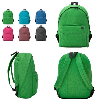 Uni Rucksack Vordertasche Reißverschluss Teros 7145 - Bild 1 von 2