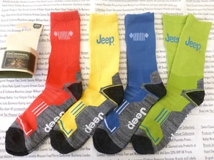 Jeep 4er Pack Cushion Crew Sock Herren bunt Sneaker UK 6-11 gerippt Sportsocken - Bild 1 von 15