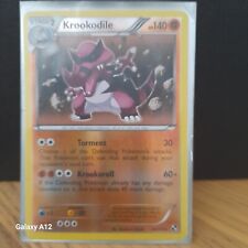 Pokemon Card Krookodile 65/114 Reverse Holo Black & White Rare