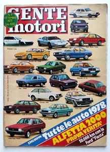 Rivista Gente Motori Numeri Vari 1977 Rusconi Editore Auto Automobili Vintage - Picture 1 of 12