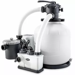 Intex Sandfilteranlage 10m3 Poolpumpe Sandfilter mit Salzelektrolyse 11 g/h - Bild 1 von 5