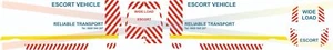 1:76 Mercedes Sprinter wide load escort decals - Picture 1 of 1