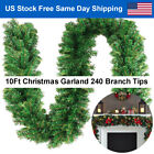 10ft Christmas Garland Front Door Fireplace Stairs Decor Garlands Decorations Us