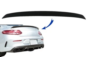Kofferraumspoiler passend für -Benz C238 E-Klasse Coupe (2016->) Schwarz Matt - Bild 1 von 1