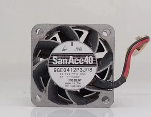 Sanyo 9GE0412P3J08 DC12V 0.65A 4CM Aluminium Frame Cooling Fan - Picture 1 of 1