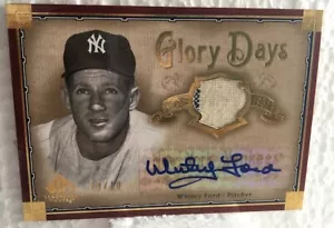 2005 SP Legendary Cuts "Glory Days - "Whitey Ford" handsigniert Pr: 10/10 - Bild 1 von 2