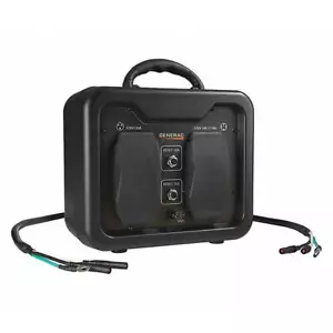 Generac 7668 120V Parallel Cable Kit w/ 2 Feet Cord Custom Plug End - Picture 1 of 1