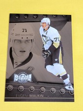 2014-15 Fleer Showcase Evgeni Malkin Metal Universe Insert #10