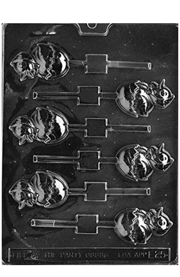 Cybrtrayd Easter Chocolate Candy Mold Chicken in Egg Lolly E025 - Image 1 of 1