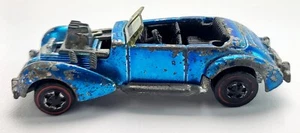 Hot Wheels Redline 1971 Classic Cord Made In USA Black Int OG Unrestored - Picture 1 of 9