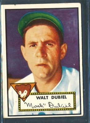 1952 Topps Set-Break #164: WALT DUBIEL Chicago Cubs ~ VG to VG-EX - Image 1 of 2