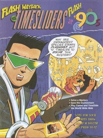 United states postal service, Flash Wayback ,Time sliders. celebrate the Century Cover
