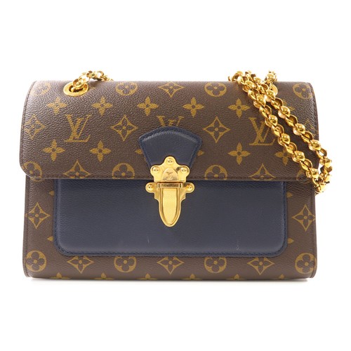 LOUIS VUITTON（LV） Borsa a tracolla Louis Vuitton LV GHW Victoire catena M44038 monogramma marrone marino