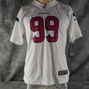 NIKE 493831-Y NFL TEXANS WHITE "99 WATT" SHORT SLEEVE JERSEY YOUTH L (14/16) S1E - Picture 1 of 3