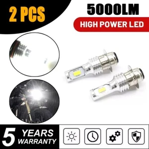 H6M 50W 6000K LED Headlights White For Yamaha Wolverine 350 YFM350FX 4x4 2PCS - Imagen 1 de 14