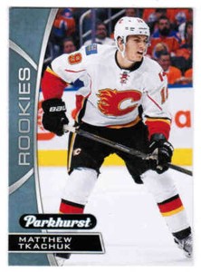 16/17 2016 UD SERIES 1 MATTHEW TKACHUK PR-2 PARKHURST ROOKIES PREVIEW BLUE FLAME