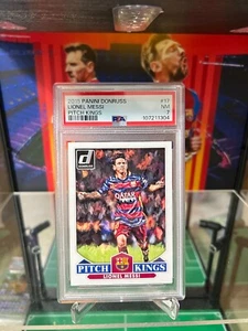 2015 Panini Donruss Pitch Kings #17 Lionel Messi PSA 7 NM - Picture 1 of 13