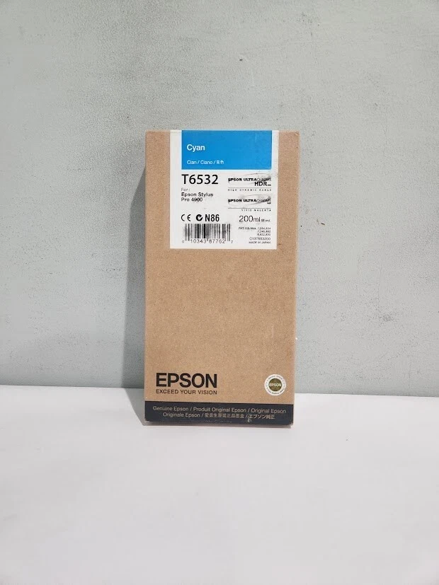 Cartucho de tinta pigmentada Epson T6532 cian 200 ml Stylus Pro 4900 EXP 11.2013 Foto 1 de 1