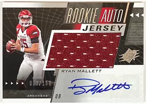 2011 Upper Deck SPx Rookie Auto Jersey Ryan Mallett Auto RC #272 /150 - Bild 1 von 2