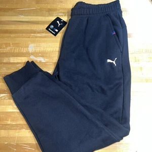 NWT Puma X BMW Motorsports Street Essential Sweatpants Men’s Sz XL Black $60 - Picture 1 of 7