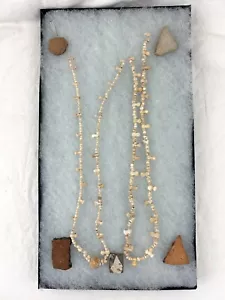Ancient Anasazi Pottery & Shell Necklaces - Picture 1 of 8