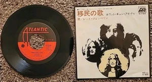 Led Zeppelin Immigrant Song Hey Hey What Can I Do 45 Japan Press Picture Sleeve - Picture 1 of 4