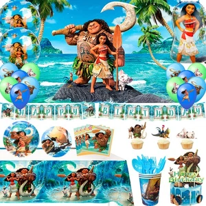 115Pcs Moana Vaiana Kindergeburtstag Geburtstag Party Set Deko Partyset Geschenk - Bild 1 von 10