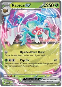 Rabsca EX 025/198 - Scarlet & Violet: Destined Rivals DRI - Pokémon TCG - Picture 1 of 1