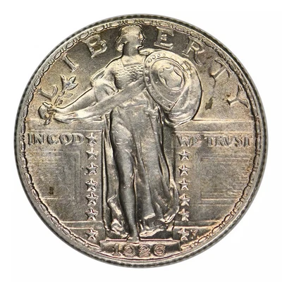 1926 Standing Liberty Quarter About Uncirculated Condition - Image 1 of 2