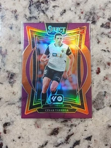 2024 Panini Select La Liga César Tarrega Purple Prizm/99 #3 Valencia - Imagen 1 de 2