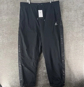 Nike Air Jordan Essential Warm-Up Nylon Repel Pants Black Men’s 2XLT FB7292-010 - Picture 1 of 14
