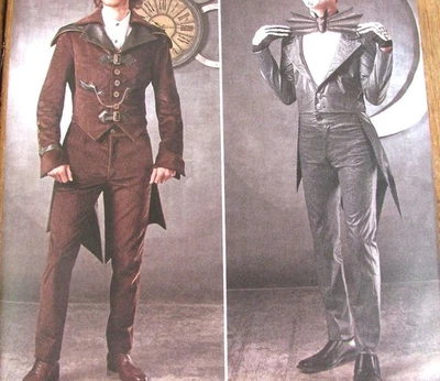 Mens Steampunk Costume Sewing Pattern Simplicity 1039 Sizes 46-52 Uncut - Image 1 of 4