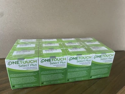 One Touch Select Plus Blutzucker-Teststreifen, 12x50 Stück, MHD 02/2027 - Bild 1 von 2