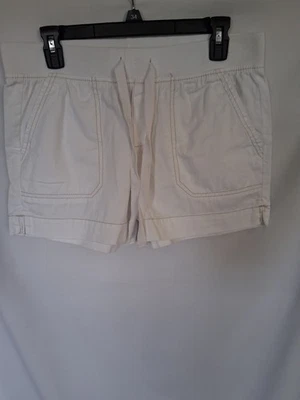女式白色短裤 8 码 — 第 1/4 张图片