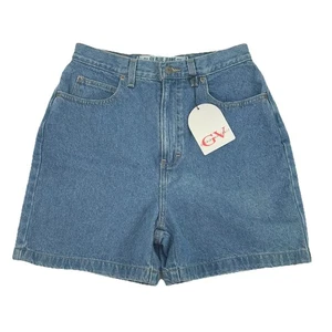 Pantalones Cortos de Jean Gloria Vanderbilt De Colección Y2K Denim Bareback Tiro Alto Mamá Talla 12P 28W - Imagen 1 de 7