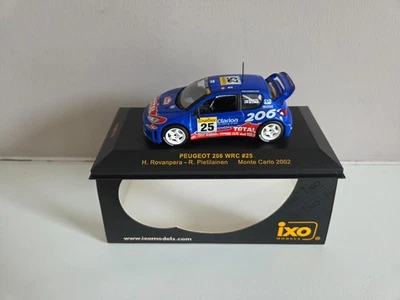 IXO 1/43 PEUGEOT 206 WRC Rovanpera/Pietilainen - Rally di Montecarlo 2002 - R... - Immagine 1 di 4