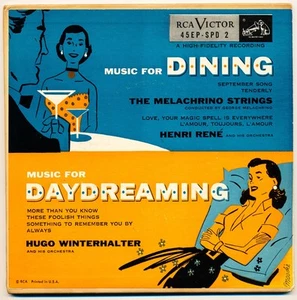 HUGO WINTERHALTER - MUSIC FOR DAYDREAMING - 2 RECORD EP SET - 45 Record VG++ - Imagen 1 de 5