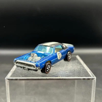 Vintage 1969 Hot Wheels Redline Blue TNT BIRD Diecast Toy Car - Image 1 of 4