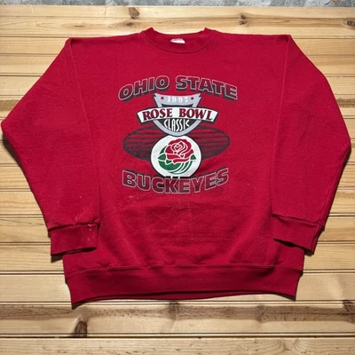 Sudadera Clásica Vintage 1997 Ohio State Buckeyes Rose Bowl Hecha en EE. UU. - Talla XL Foto 1 de 4