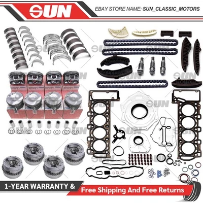 Kit de revisión de reconstrucción de motor M176 M177 4.0T para Mercedes-Benz G550 C63 E63 S AMG Foto 1 de 4