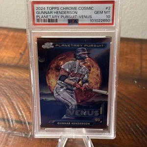 2024 Topps Chrome Cosmic Gunnar Henderson Planetary Pursuit Venus SP PSA 10 - Bild 1 von 2