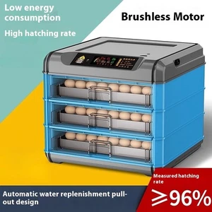 Small Household Fully Automatic Smart Incubator Egg Incubator Incubation Machine - Picture 1 of 26