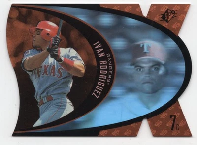 1997 SPx BRONZE Ivan Rodriguez Texas Rangers #SPX49 - Image 1 of 2