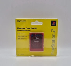 Sony Playstation 2 Memory Card Rot 8 MB - Bild 1 von 3