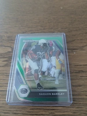 2021 Panini Prizm Draft Picks - Saquon Barkley #88 Green Prizm - Image 1 of 2