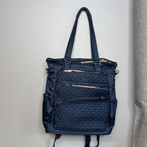 Bolso de mano Lug Ace de nailon mochila azul multiusos de viaje - Imagen 1 de 6