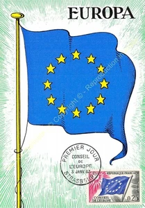 Tarjeta Máxima FDC Francia EUROPA 1963 ESTRASBURGO N2 - Picture 1 of 2
