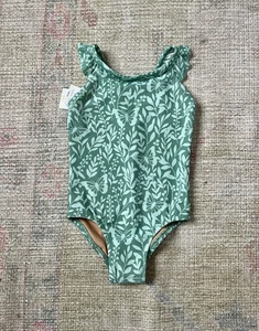 Cute Soft green Toddler 2T JCREW swimsuit sz 2 New with tags - Picture 1 of 3