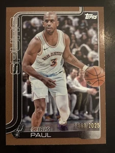 Chris Paul 2025-26 Topps Basketball Gold /2025 Spurs #198 - Bild 1 von 1